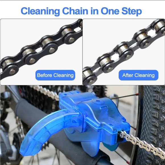 Bicycle Chain Cleaning Brush Set / Cleaner Chains Gear Grunge Bike Wash … - Picture 15 of 15